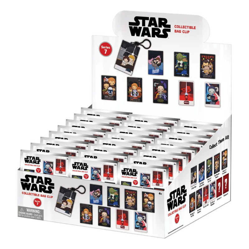 Star Wars 3D PVC Bag Clips Posters Series 7 Display (24) 2