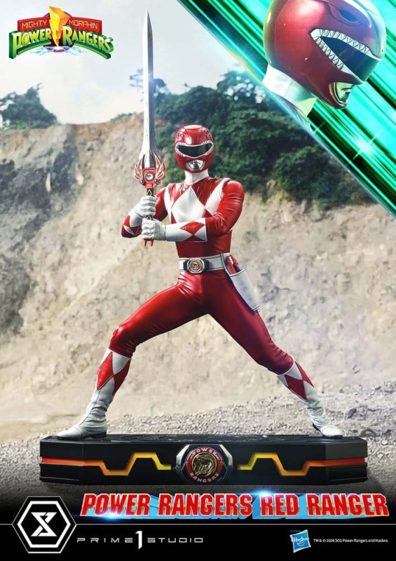 Mighty Morphin Power Rangers Premium Masterline Statue 1/4 Red Ranger 62 cm 3