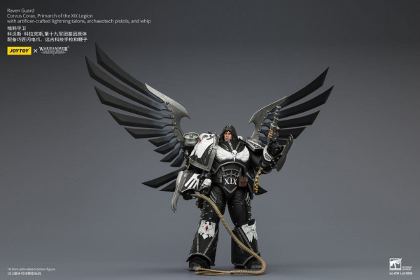 Warhammer 40,000 Action Figure Raven Guard Corvus Corax, Primarch of the XIX Legion 18 cm 8