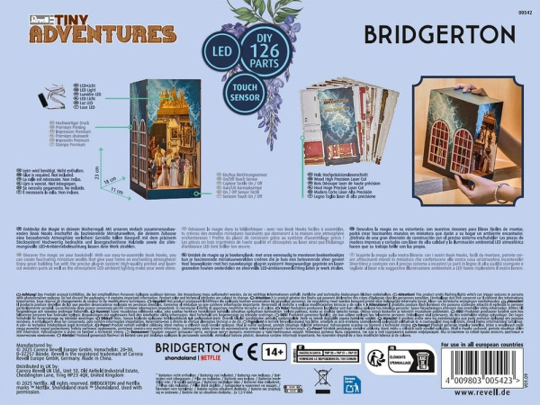 Bridgerton Tiny Adventures Book Nook Mini Diorama The Duke and I 18 cm 5