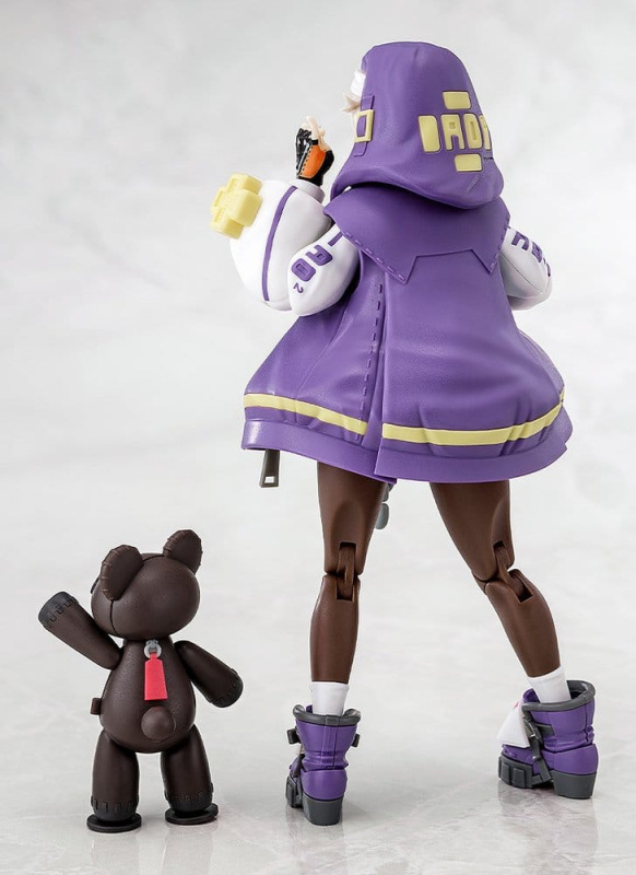 Guilty Gear Strive Plastic Model Kit Bridget Articulated Purple Color Ver. 14 cm 10