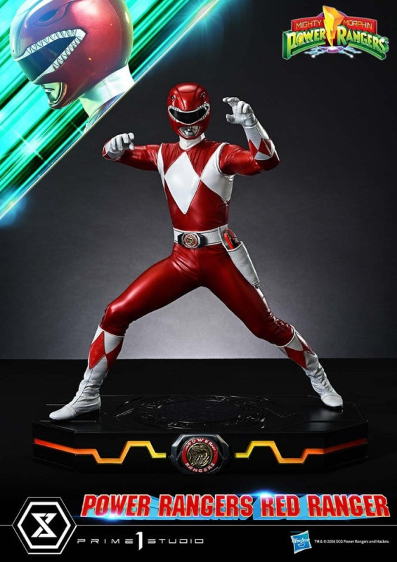 Mighty Morphin Power Rangers Premium Masterline Statue 1/4 Red Ranger 62 cm 9