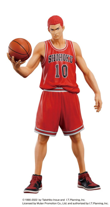 Slam Dunk Scale PVC Statues 5-Pack Shohoku Starting Member Set 15 - 17 cm 1