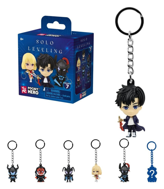 Solo Leveling Pocket Hero Keychain Series 1 Blind Box Display (12) 10