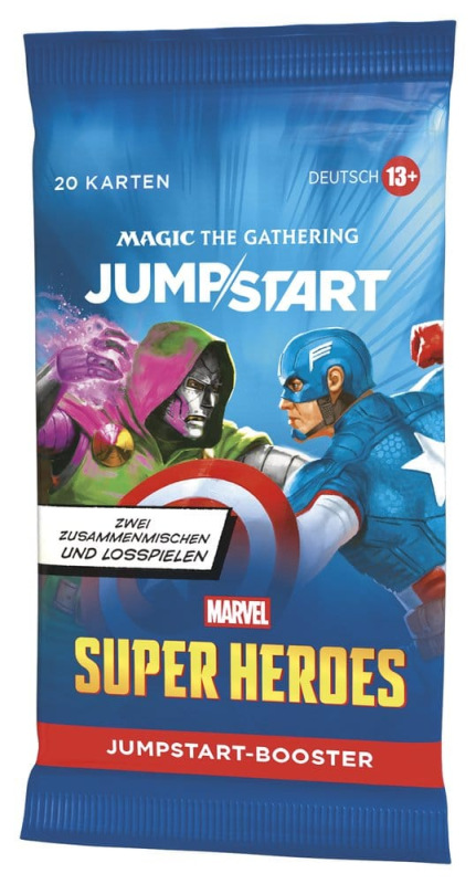 Magic the Gathering Marvel Super Heroes Jumpstart Booster Display (24) german 3