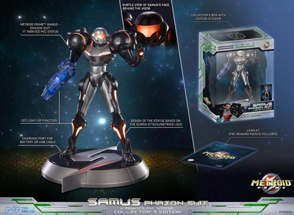 Metroid Prime PVC Statue Samus Phazon Suit Collector´s Edition 28 cm 1