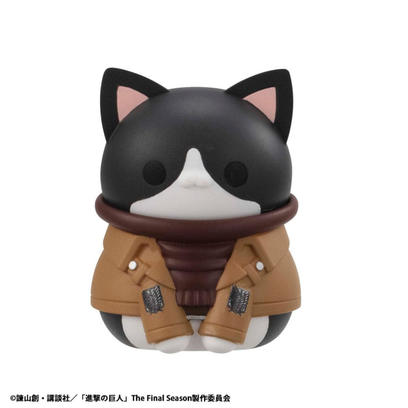 Attack on Titan Mega Cat Project Attack on Tinyan Trading Figures Gathering Scout Regiment danyan! 3 2