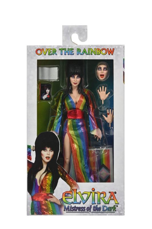 Elvira, Mistress of the Dark Clothed Action Figure Over the Rainbow Elvira 20 cm