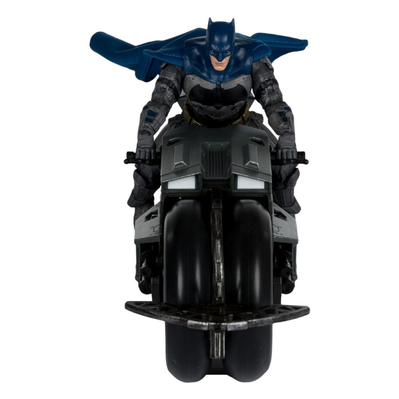 The Flash DC Multiverse Vehicle Batcycle with Batman 4