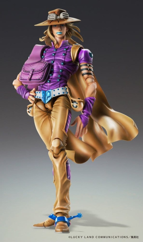 JoJo's Bizarre Adventure Part 7: Steel Ball Run Super Action Action Figure Chozokado Gyro Zeppeli Ve 2