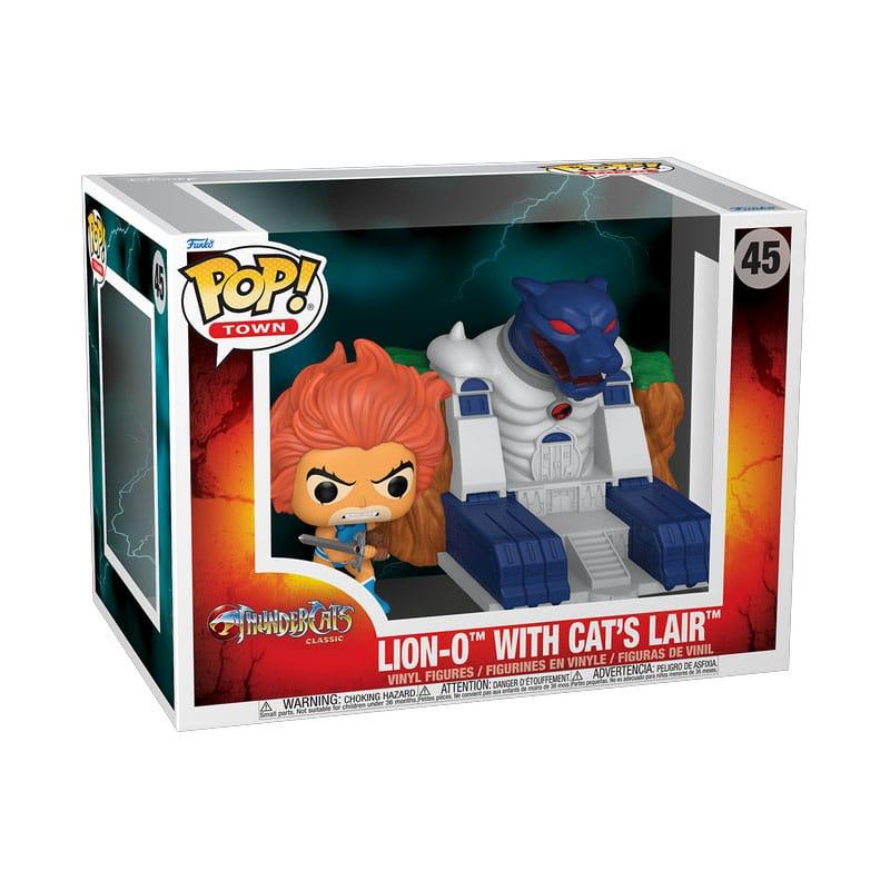 Thundercats POP! Town Vinyl Figure Lion-O with Cat's Lair 9 cm 1