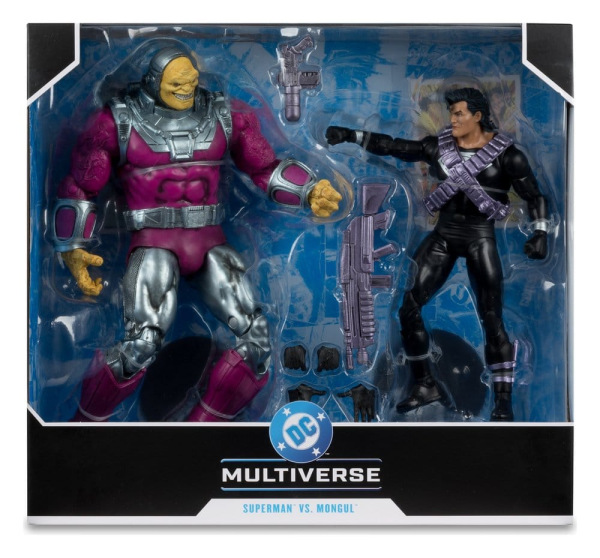 DC Multiverse Megafig Action Figure 2-Pack Mongul vs Superman (Return of Superman) 25 cm 7