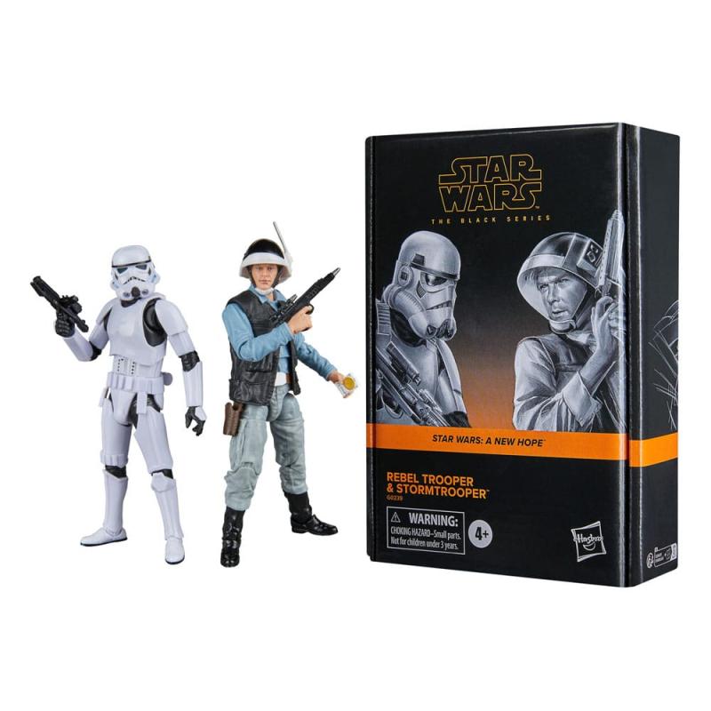 Star Wars Episode IV Black Series Action Figure 2-Pack Rebel Trooper & Stormtrooper 15 cm 2