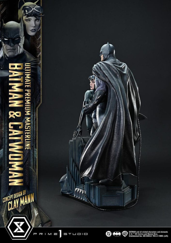 DC Comics Ultimate Premium Masterline Series Statue 1/4 Batman & Catwoman (Concept Design by Clay Ma 10