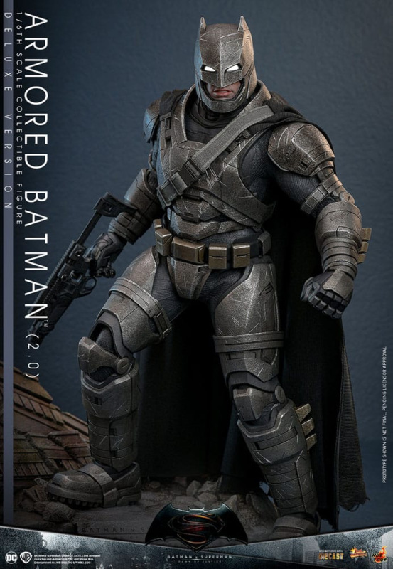 Batman v Superman: Dawn of Justice Movie Masterpiece Action Figure 1/6 Armored Batman 2.0 8
