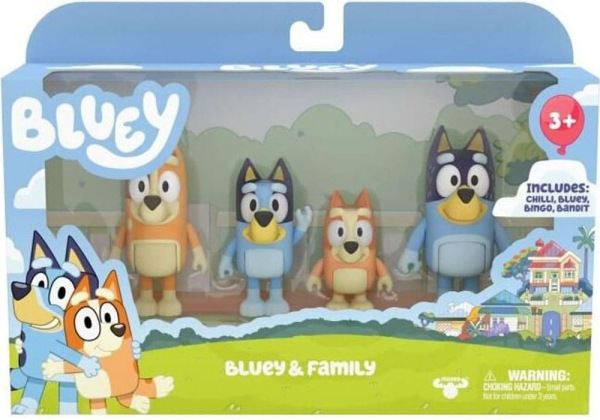 Bluey: Family 4 Piece Figure Set 6