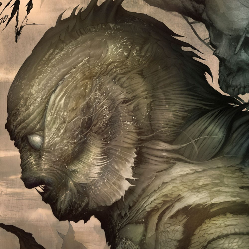 The Creature from the Black Lagoon Art Print Creature from the Black Lagoon by Dan Quintana 61 x 41 2