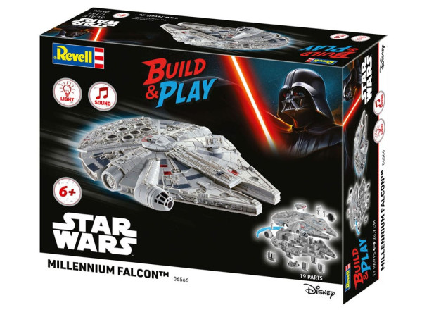 Star Wars Model Kit 1/164 Millennium Falcon 21 cm 10
