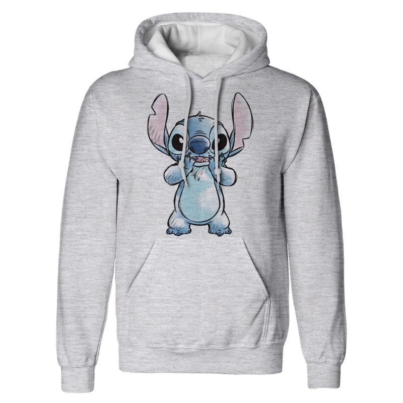 Lilo & Stitch Hooded Sweater Hands On Face Sketched Size XL