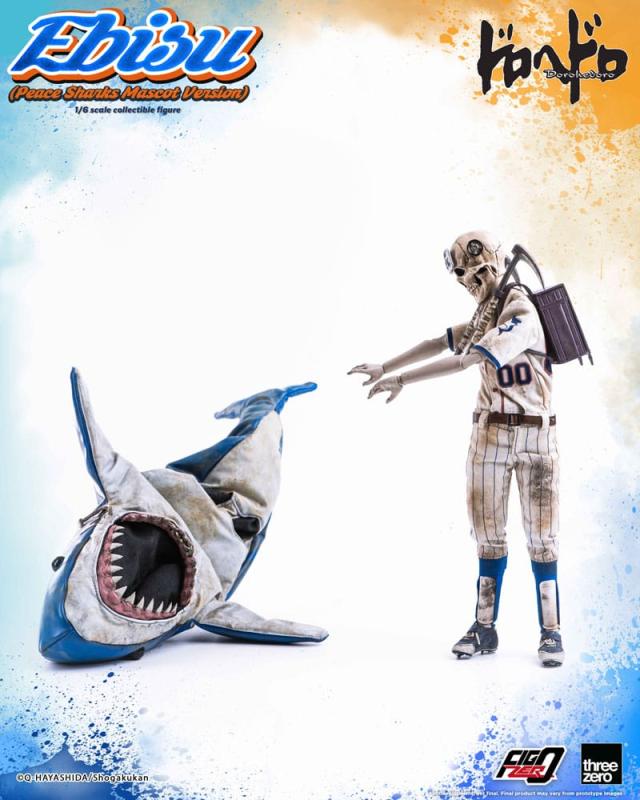 Dorohedoro FigZero Action Figure 1/6 Ebisu Peace Sharks Mascot Ver. 24 cm 9