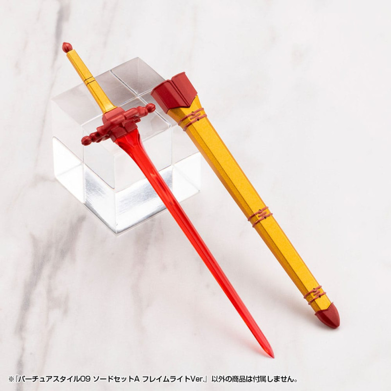 Kotobukiya M.S.G. Model Kit Accessory Set Virtuous Style 09 Sword Set A Flamerite Ver. 3