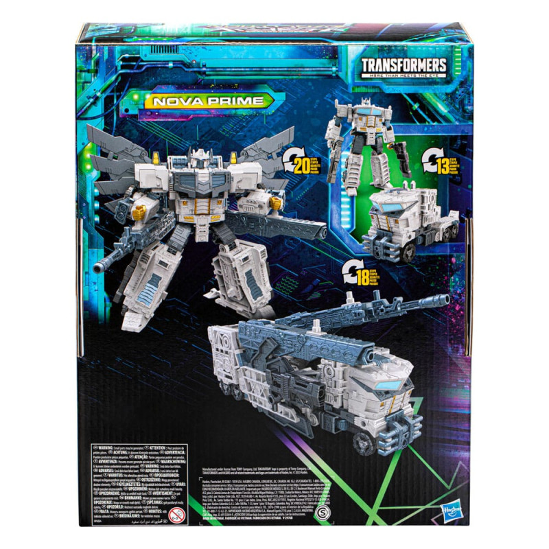 Transformers Generations Legacy Evolution Leader Class Action Figure Nova Prime 18 cm 1