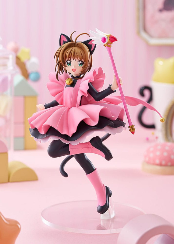 Cardcaptor Sakura Pop Up Parade PVC Statue Sakura Kinomoto: Black Cat Costume Ver. L Size 22 cm 1