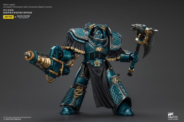 Warhammer The Horus Heresy Action Figure Alpha Legion Lernaean Terminator with Conversion Beam Canno 5