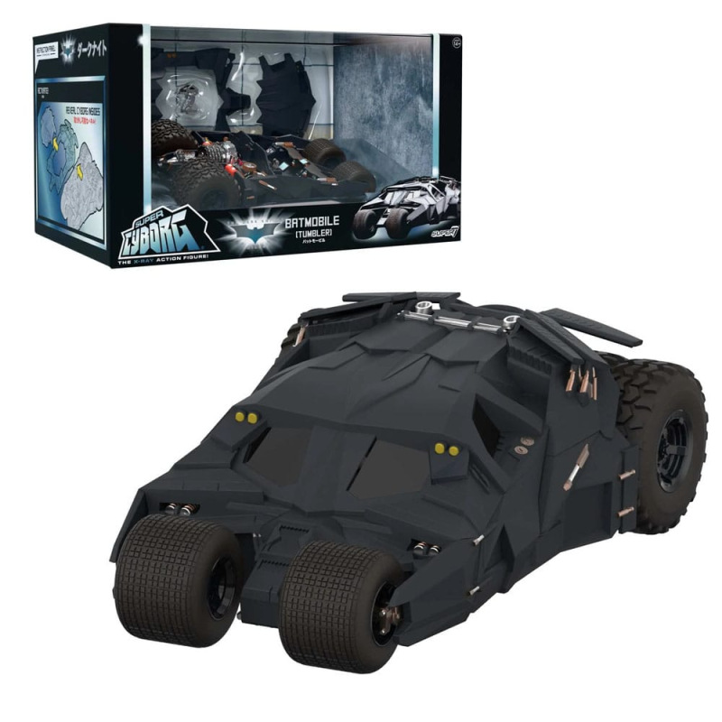 Batman 1989 Super Cyborg Vehicle Batmobile Tumbler (Full Color) 33 cm 10