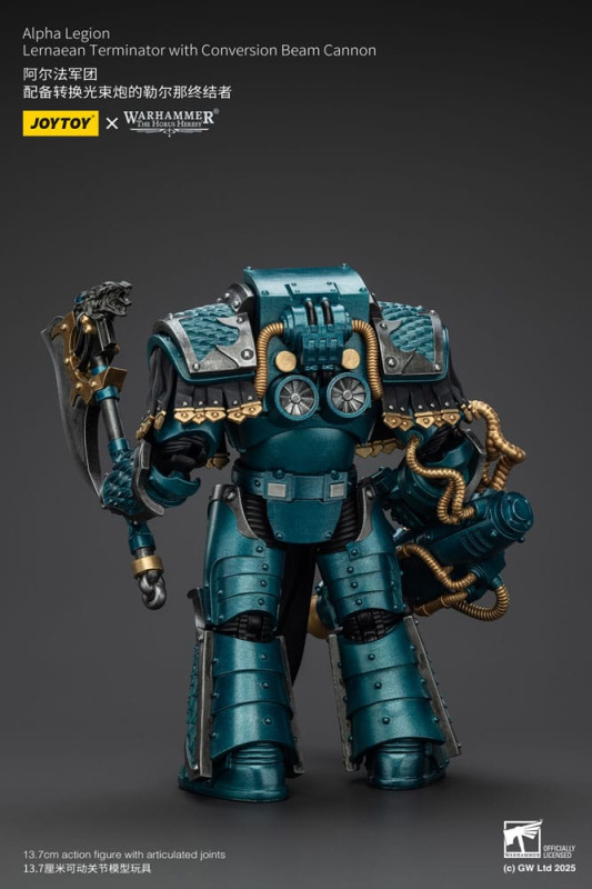 Warhammer The Horus Heresy Action Figure Alpha Legion Lernaean Terminator with Conversion Beam Canno 4