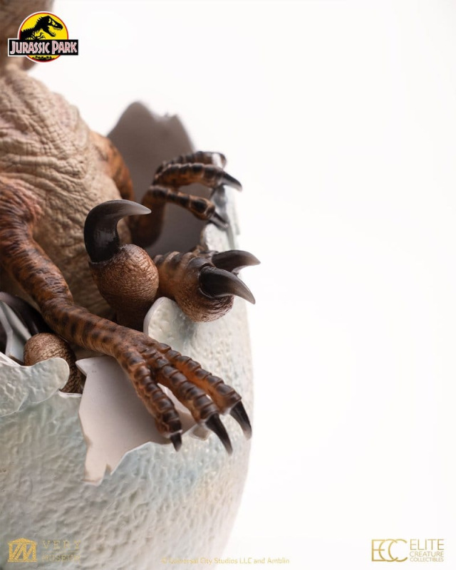 Jurassic Park Replica Bust Velociraptor Hatching Egg 24 cm 6