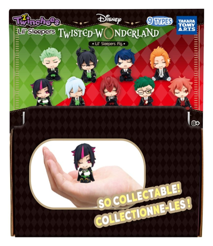 Disney Twisted Wonderland Twinchees Mini Figures Lil' Sleepers 5 cm Blind Pack Display (24) 11
