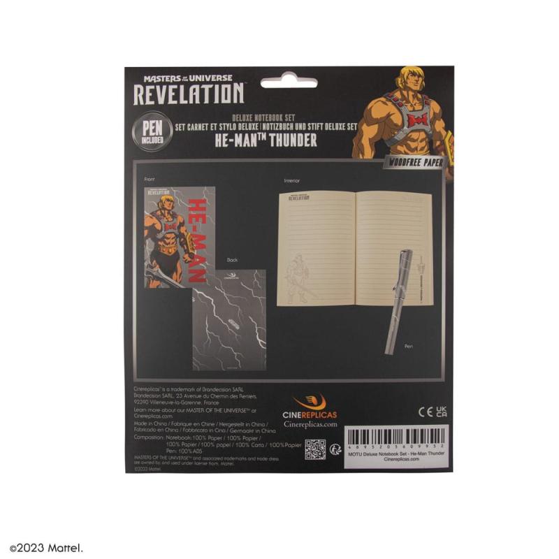 Masters of the Universe - Revelation: He-Man Thunder Deluxe Notebook Set (notebook + pen) 8