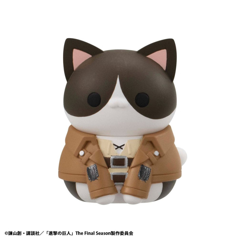 Attack on Titan Mega Cat Project Attack on Tinyan Trading Figures Gathering Scout Regiment danyan! 3 1