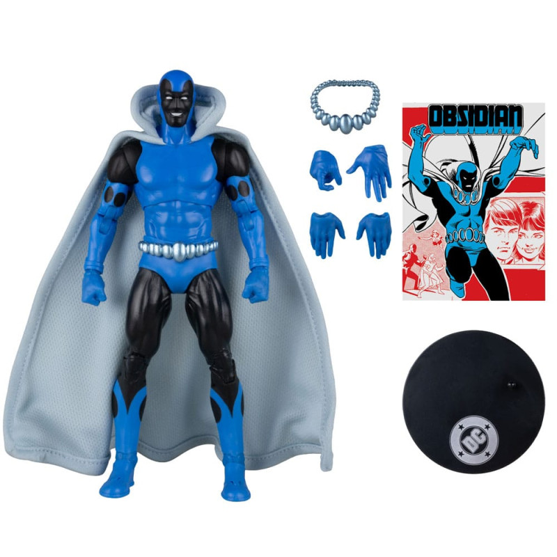DC Direct Action Figure Obsidian (Infinity Inc #16) (Chase) (Gold Label) 18 cm 1