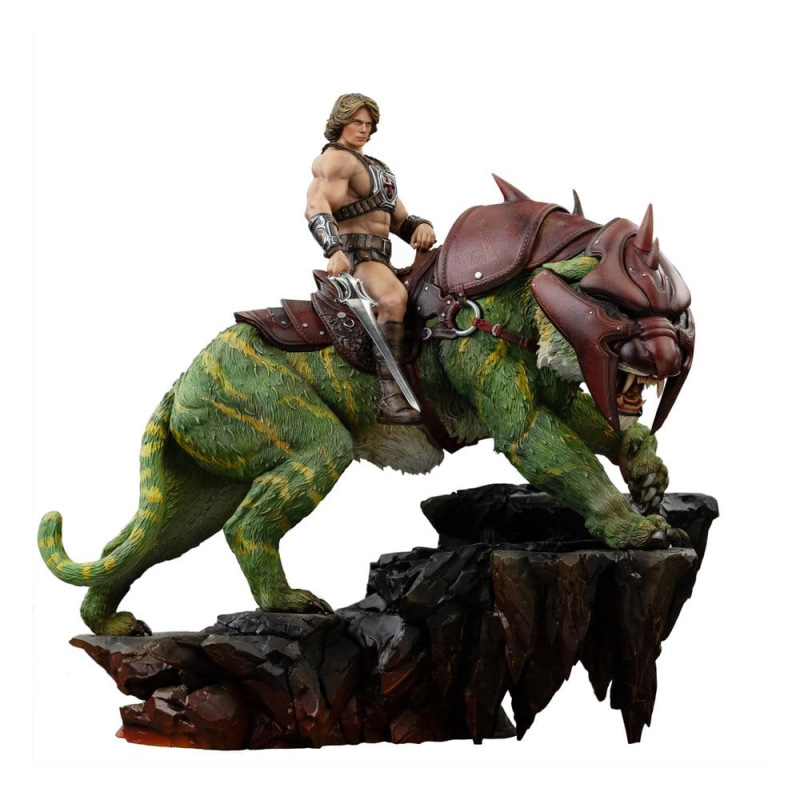 Masters of the Universe Art Scale Statue 1/10 He-Man and Battle Cat 33 cm 3