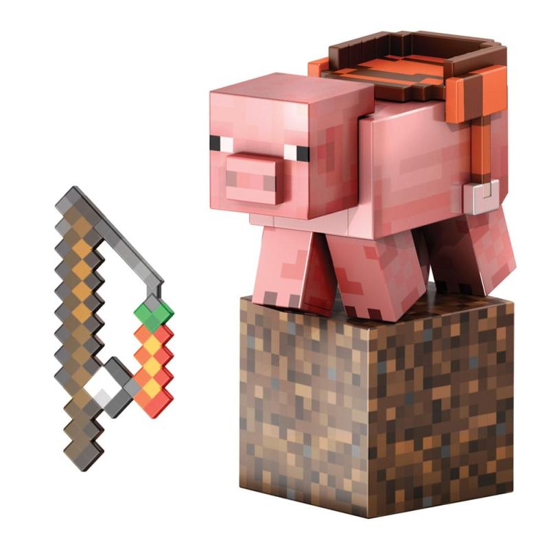 Minecraft Diamond Level Action Figure Pig 14 cm