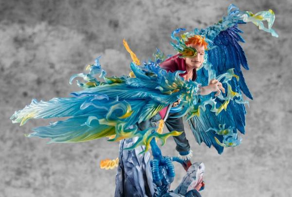 One Piece P.O.P MAS Maximum PVC Statue Marco the Phoenix Leader of 1st group of Whitebeard Pirates 3 8