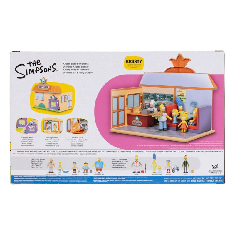 Simpsons Mini Figure Playset Krusty Burger 5