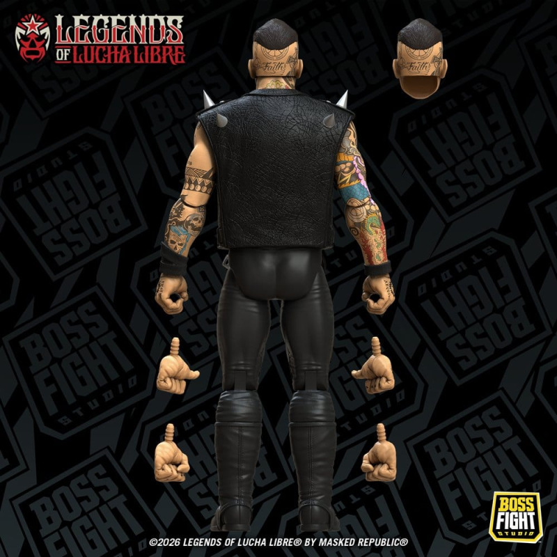 Legends of Lucha Libre Fanaticos Action Figure Vampiro Coffin Box Resurrected 15 cm 5