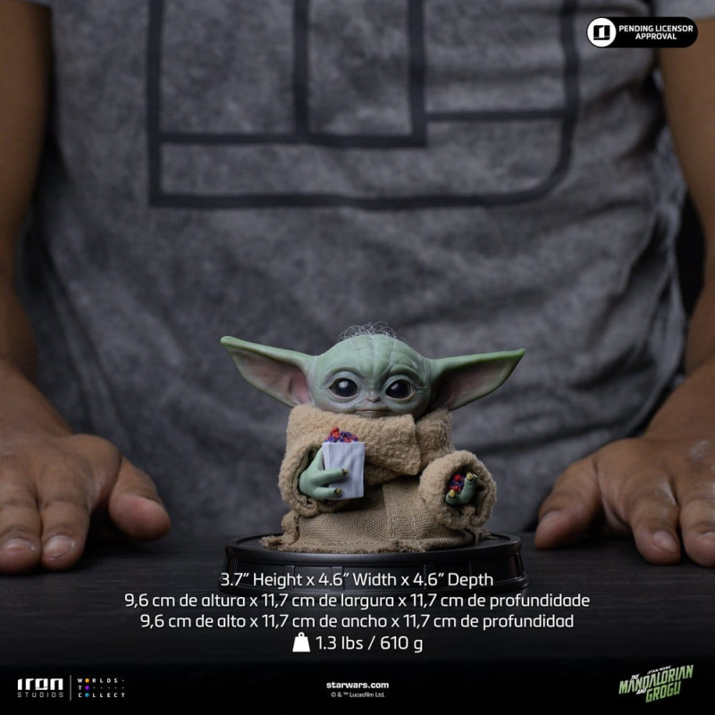 The Mandalorian & Grogu Grogu Collection Statue Grogu Popcorn Time 1