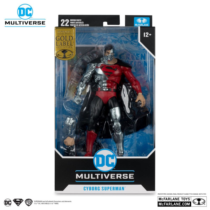 Revenge of the Green Lanterns DC Multiverse Action Figure Cyborg Superman (Gold Label) 18 cm 6