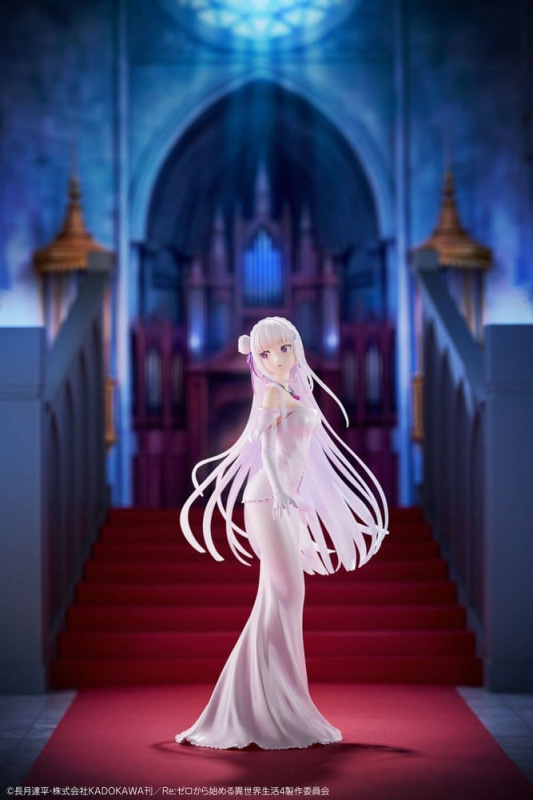 Re:ZERO -Starting Life in Another World- PVC Figure 1/7 Emilia Wedding dress Ver. 24 cm 7