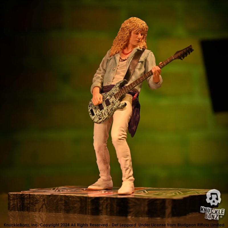 Def Leppard Rock Iconz Statue Rick Savage 24 cm