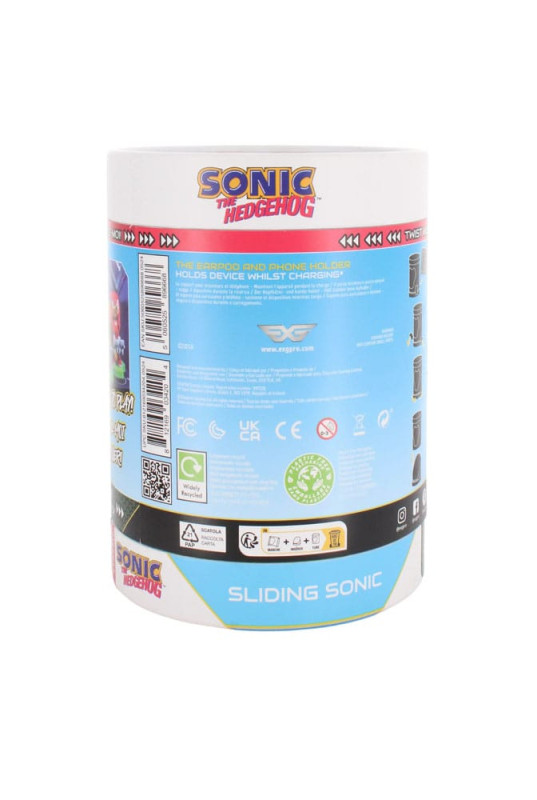 Sonic The Hedgehog Holdems Mini Holder Sliding Sonic 10 cm 1