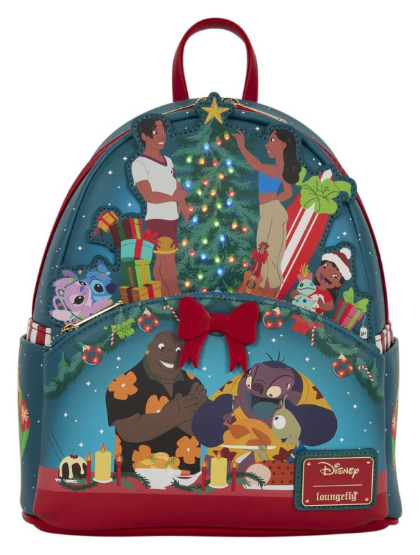 Lilo & Stitch by Loungefly Mini Backpack Holiday Celebration 2