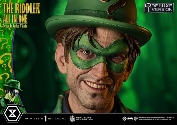 DC Comics Real Elite Masterline Series Statue 1/3 The Riddler All In One (Design by Carlos D'Anda) D 5