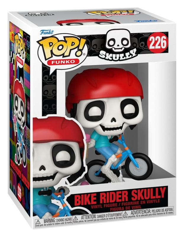 Funko Legacy POP! Icons Vinyl Figure Bike Rider Skully 9 cm 1