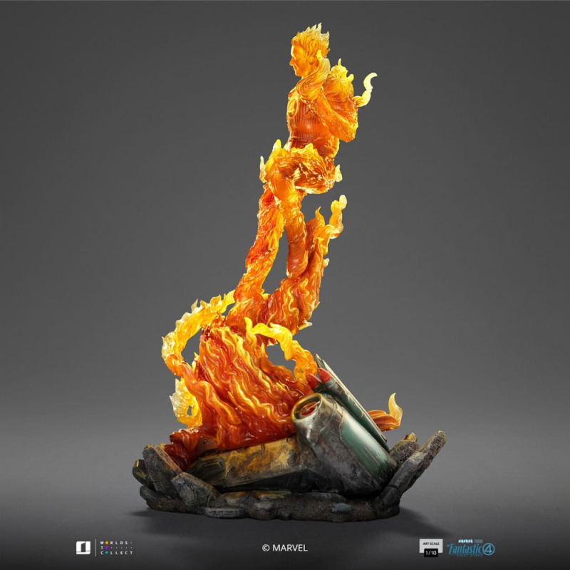 Fantastic Four Art Scale Statue 1/10 Human Torch 30 cm 9