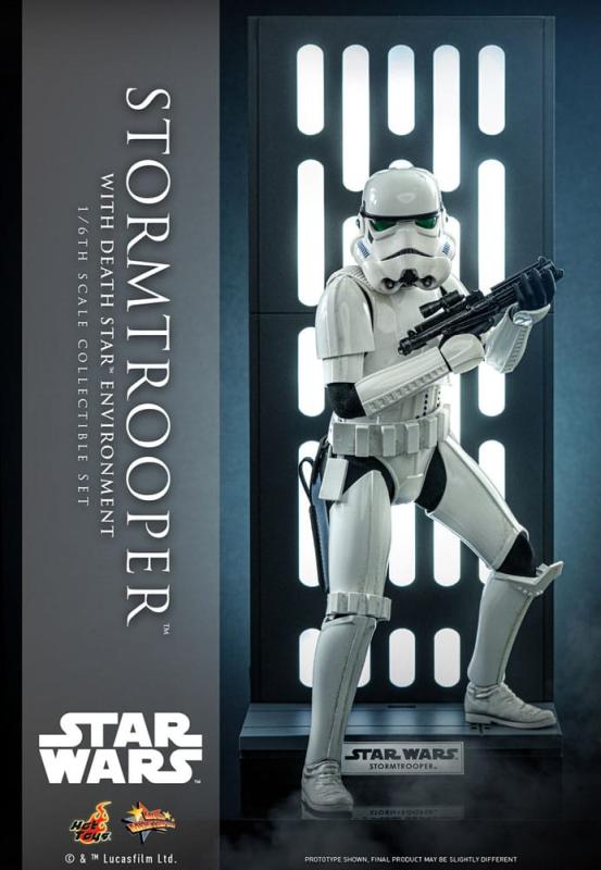 Star Wars Movie Masterpiece Action Figure 1/6 Stormtrooper with Death Star Environment 30 cm